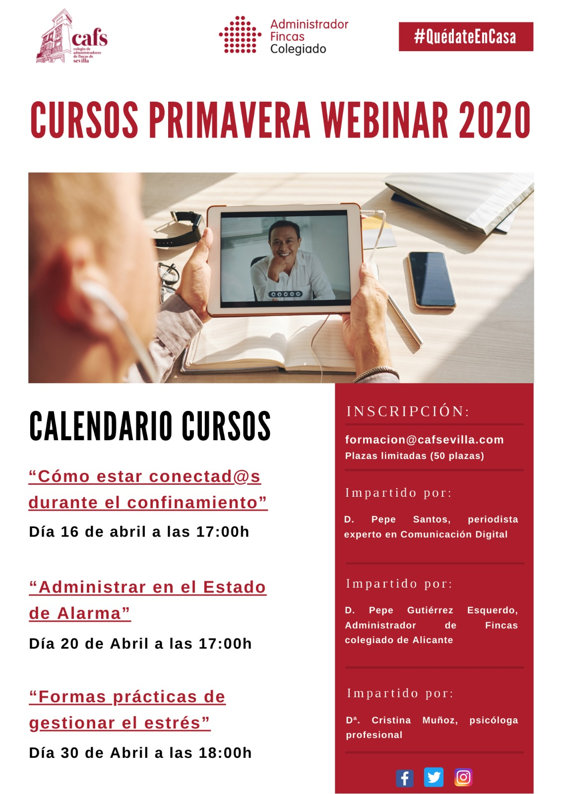 cursos primavera webinar 2020
