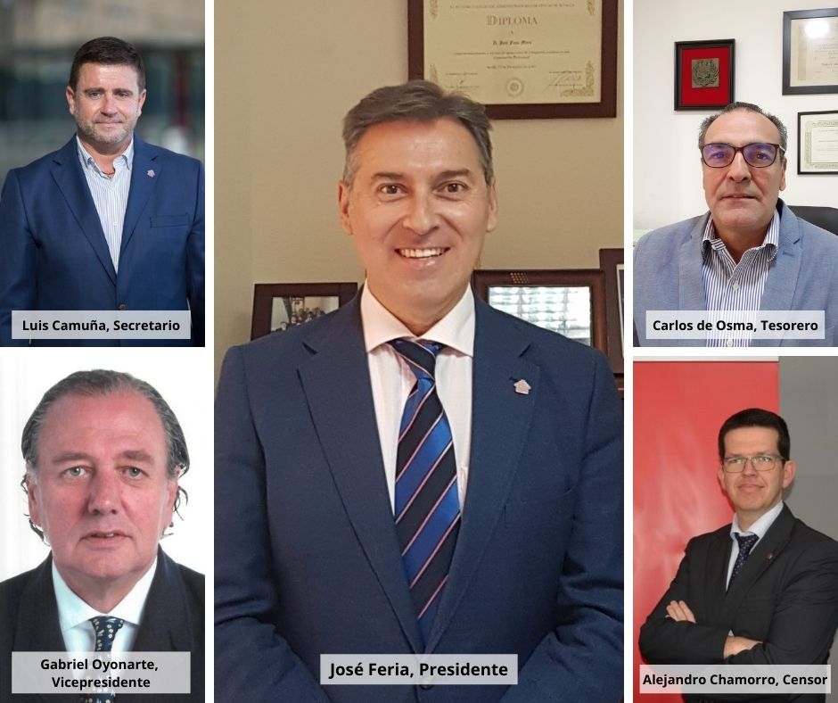 Foto de los miembros del Consejo Andaluz de Colegios de Administradores de Fincas