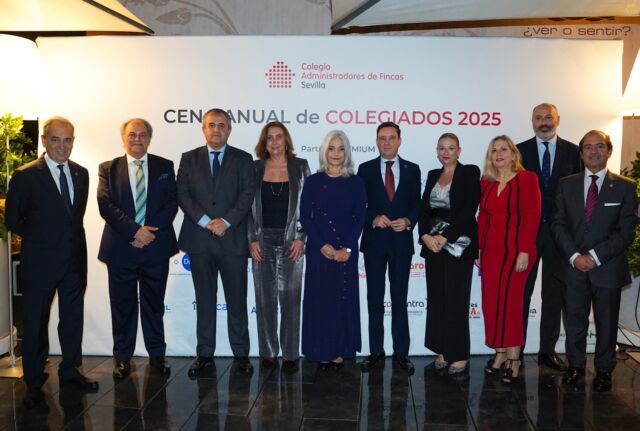 A punto de empezar la cena anual del Colegio de Administradores de Fincas de Sevilla.

El evento más importante de muestra institución que sirve de punto de encuentro para nuestros Colegiados/as. Gracias a las empresas y entidades colaboradoras que lo han hecho posible.
