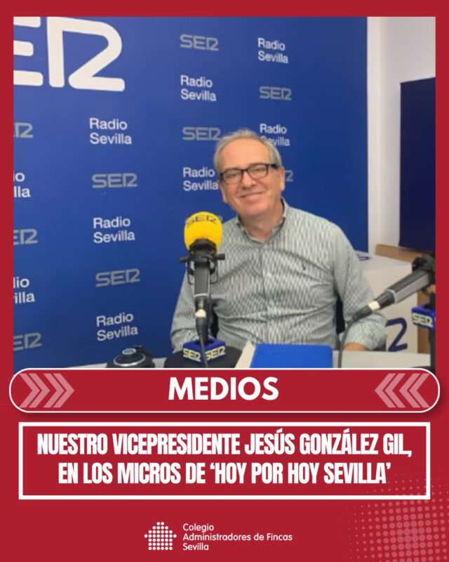 🎙️ El inicio del nuevo curso trae también nuevos retos para los Administradores de Fincas Colegiados. Jesús Manuel González Gil, Vicepresidente 1º del CAF Sevilla, ha participado en Hoy por Hoy Sevilla de @radio_sevilla para hablar sobre la actualidad de la profesión tras el verano y la importancia de la figura del Administrador de Fincas Colegiado en la gestión de comunidades.

🏢 La morosidad en las comunidades de propietarios, la incorporación de las nuevas tecnologías y otros asuntos que forman parte del día a día de los profesionales han centrado esta nueva intervención del Colegio en los medios.

👇 Escucha la intervención completa:
https://youtu.be/pd-QgnXwxMI