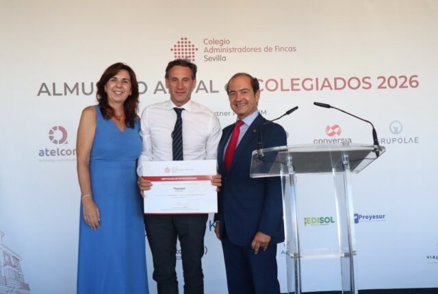 🙌 Seguimos recordando los buenos momentos que nos dejó el Almuerzo Anual de Colegiados 2026. Una jornada especial que pudimos compartir gracias al apoyo y la confianza de las empresas que nos acompañaron ese día.

🤝 Desde el Colegio de Administradores de Fincas de Sevilla queremos agradecer a nuestros patrocinadores su presencia y compromiso. ¡Sin vosotros, este encuentro no hubiera sido posible! 

👏 Gracias por vuestro apoyo y os esperamos el próximo año.